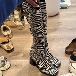 Women’s Zebra boots